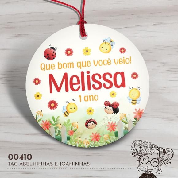Tag Redonda Abelhinhas e Joaninhas - 00410