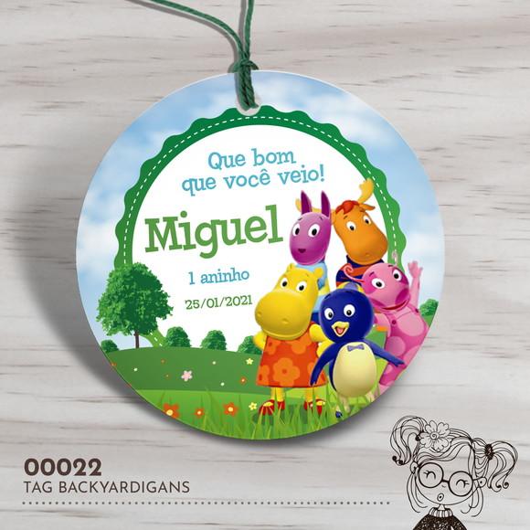 Tag Redonda Backyardigans - 00022