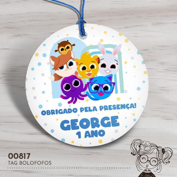Tag Redonda Bolofofos - 00817