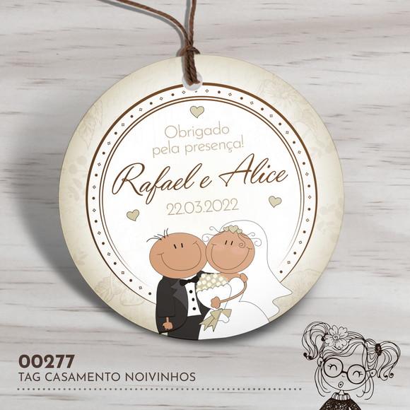 Tag Redonda Casamento - 00277