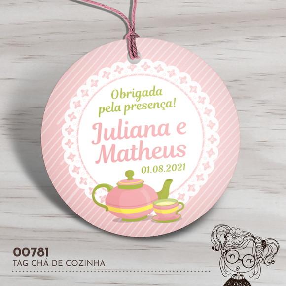 Tag Redonda Chá de Cozinha - 00781