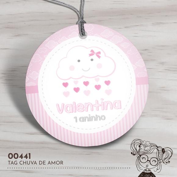 Tag Redonda Chuva de Amor - 00441
