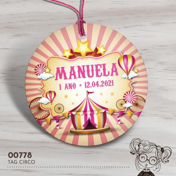 Tag Redonda Circo - 00778