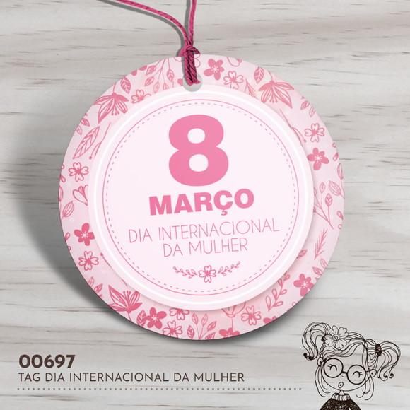 Tag Redonda Dia Internacional da Mulher - 00697