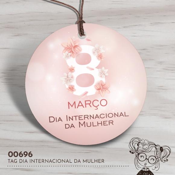 Tag Redonda Dia Internacional da Mulher - 00696