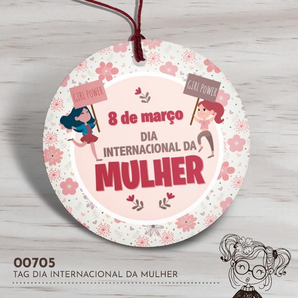 Tag Redonda Dia Internacional da Mulher - 00705