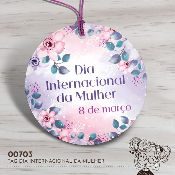 Tag Redonda Dia Internacional da Mulher - 00703
