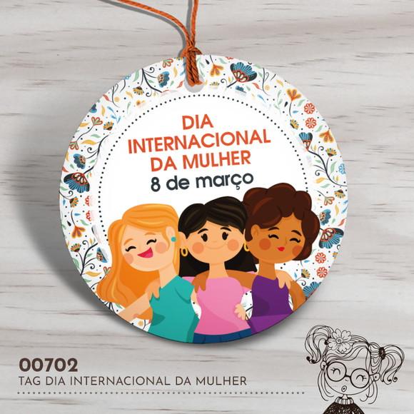 Tag Redonda Dia Internacional da Mulher - 00702