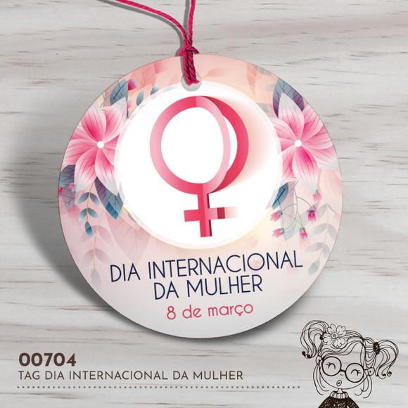 Tag Redonda Dia Internacional da Mulher - 00704