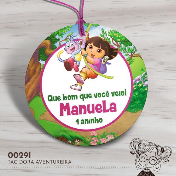 Tag Redonda Dora Aventureira - 00291
