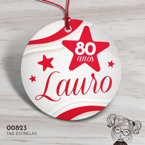 Tag Redonda Estrelas - 00823