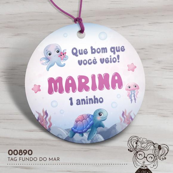 Tag Redonda Fundo do Mar - 00890