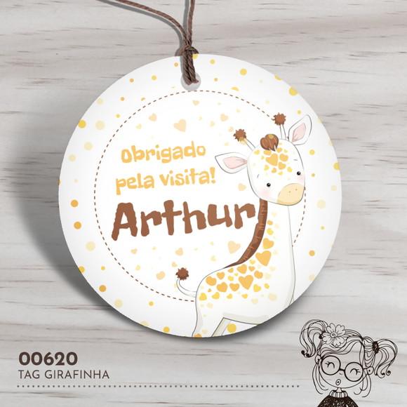 Tag Redonda Girafinha - 00620
