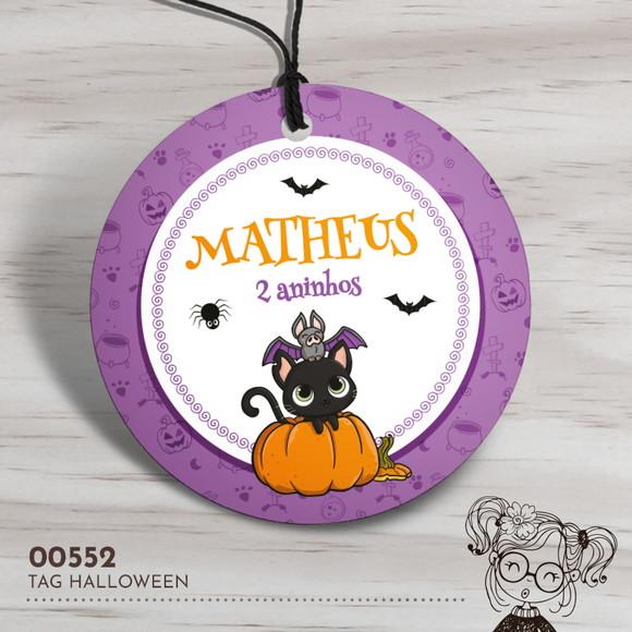 Tag Redonda Halloween - 00552