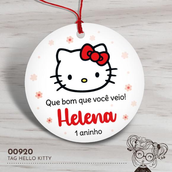 Tag Redonda Hello Kitty - 00920