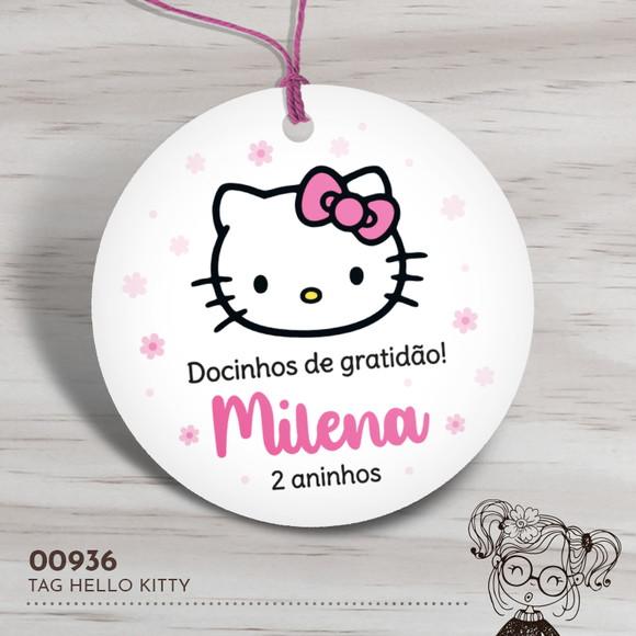 Tag Redonda Hello Kitty - 00936