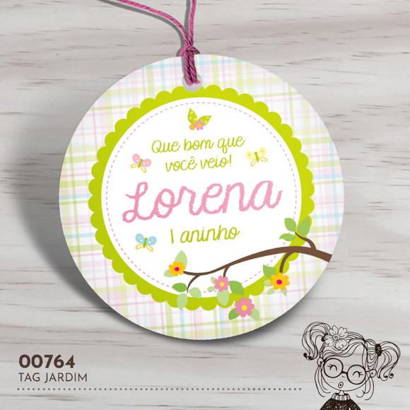 Tag Redonda Jardim - 00764