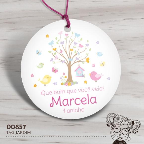 Tag Redonda Jardim - 00857