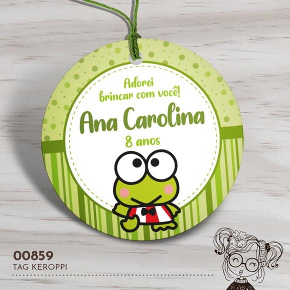 Tag Redonda Keroppi - 00859