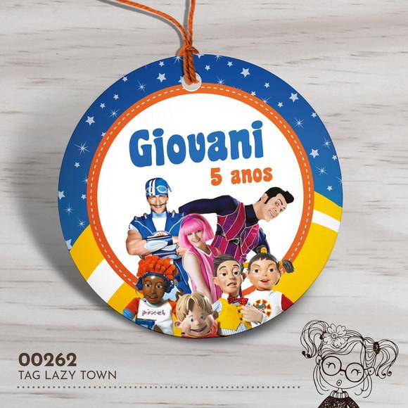 Tag Redonda Lazy Town - 00262