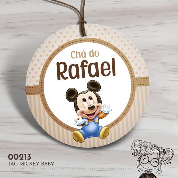 Tag Redonda Mickey Baby - 00213