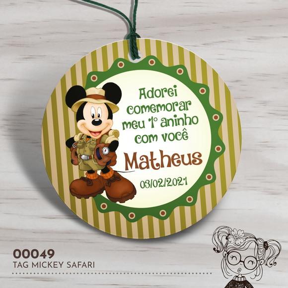 Tag Redonda Mickey Safari - 00049