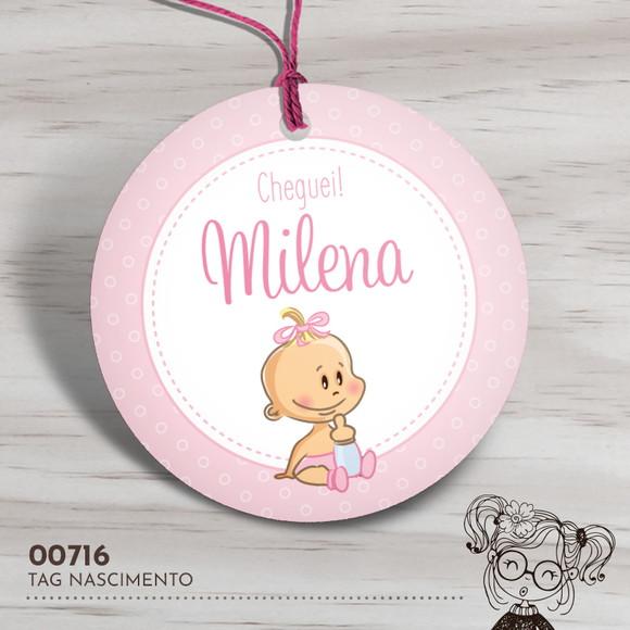 Tag Redonda Nascimento - 00716