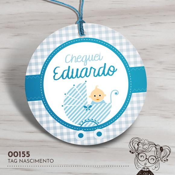 Tag Redonda Nascimento Bebezinho - 00155