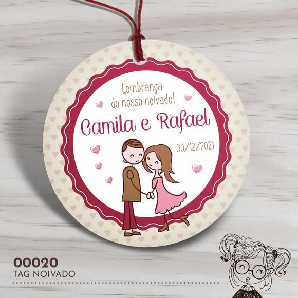 Tag Redonda Noivado - 00020