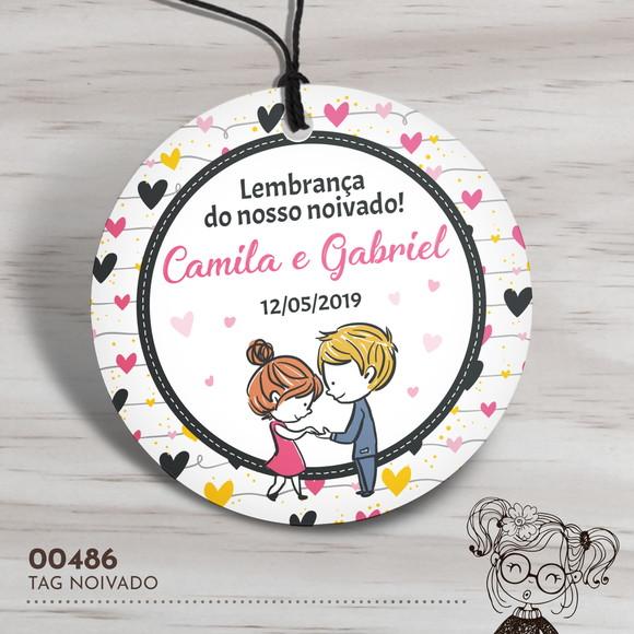Tag Redonda Noivado - 00486