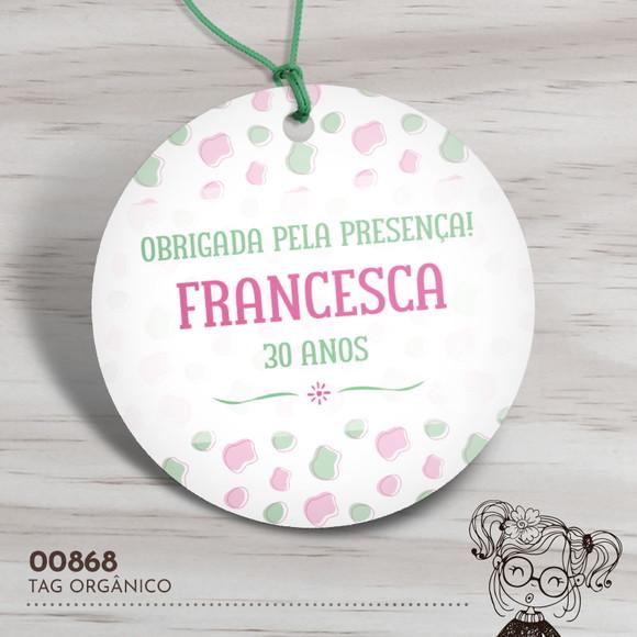 Tag Redonda Orgânico - 00868