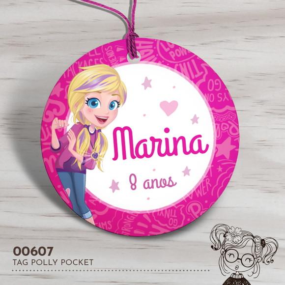 Tag Redonda Polly Pocket - 00607