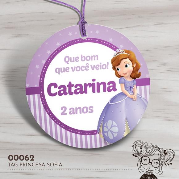 Tag Redonda Princesa Sofia - 00062