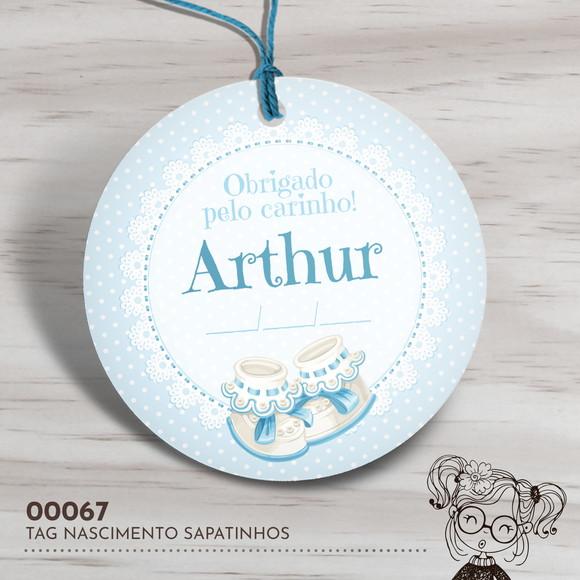 Tag Redonda Sapatinho - 00067