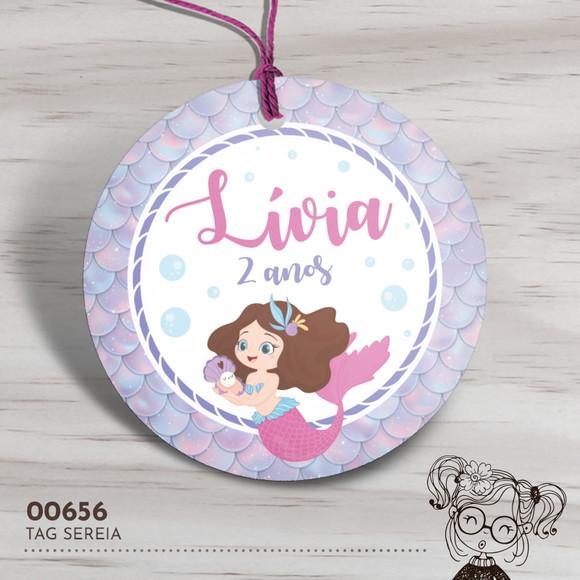 Tag Redonda Sereia - 00656