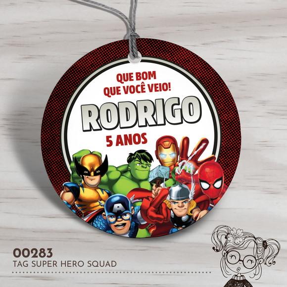 Tag Redonda Super Hero Squad - 00283