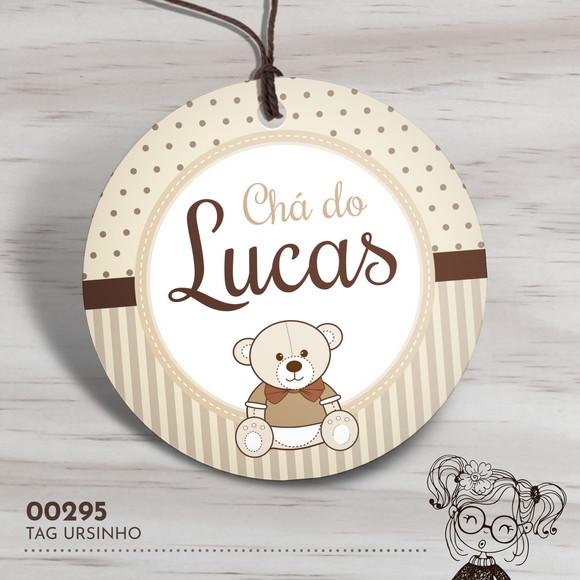 Tag Redonda Ursinho - 00295
