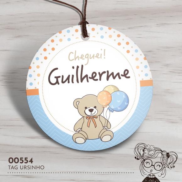 Tag Redonda Ursinho - 00554