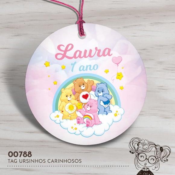 Tag Redonda Ursinhos Carinhosos - 00788