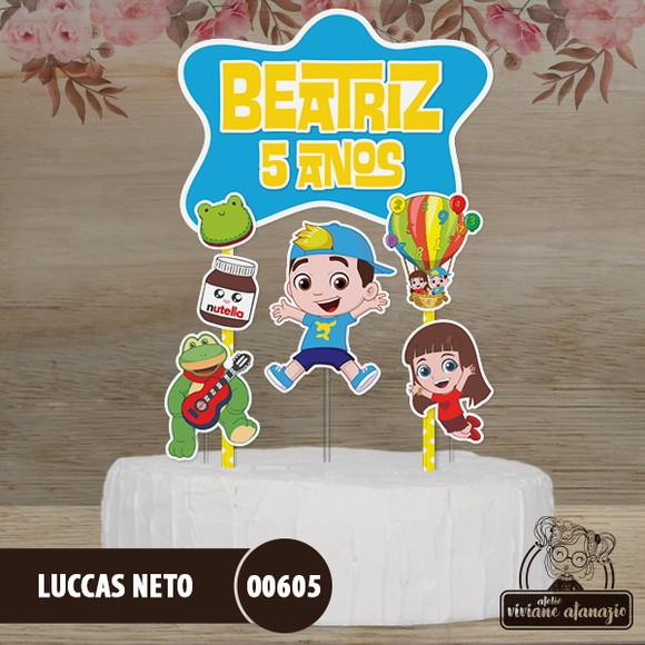 Topo de Bolo Luccas Neto - 00605