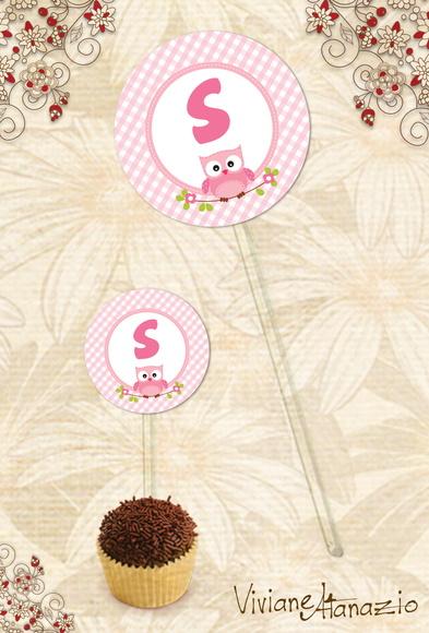 Topper Corujinha - 00066