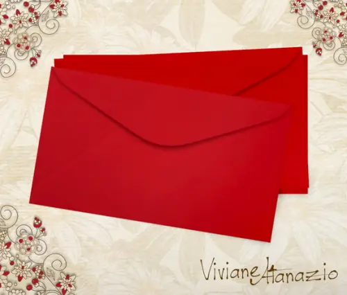 25 Envelopes Color Plus 12x7,3cm