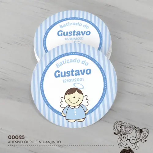 Adesivo Água Ouro Fino Anjinho - 00025