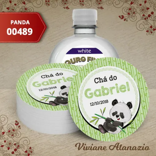 Adesivo Água Ouro Fino Panda - 00489