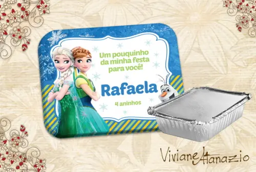 Adesivo Marmitinha Frozen Fever - 00319