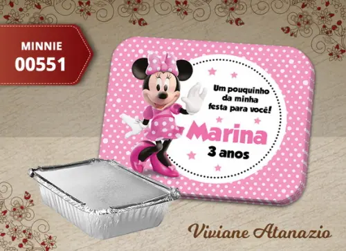 Adesivo Marmitinha Minnie - 00551