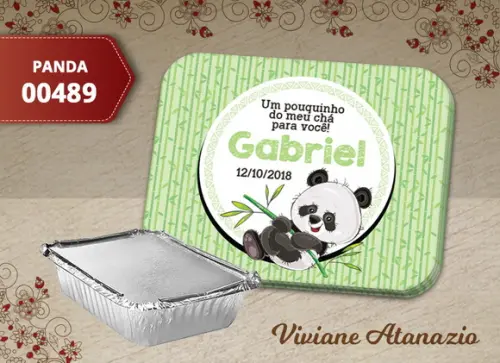 Adesivo Marmitinha Panda - 00489