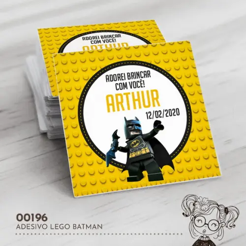 Adesivo Quadrado Batman - 00196