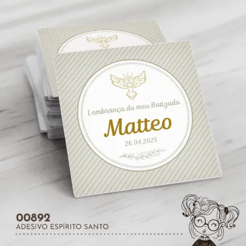 Adesivo Quadrado Espírito Santo - 00892