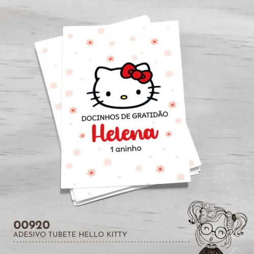 Adesivo Tubete Hello Kitty - 00920